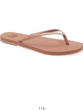Malvados Brown Luxe Flip Flop Sandals. Size 10/11.